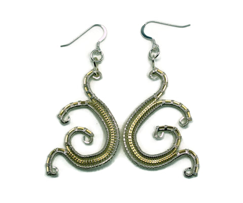 Mini Scroll Earrings