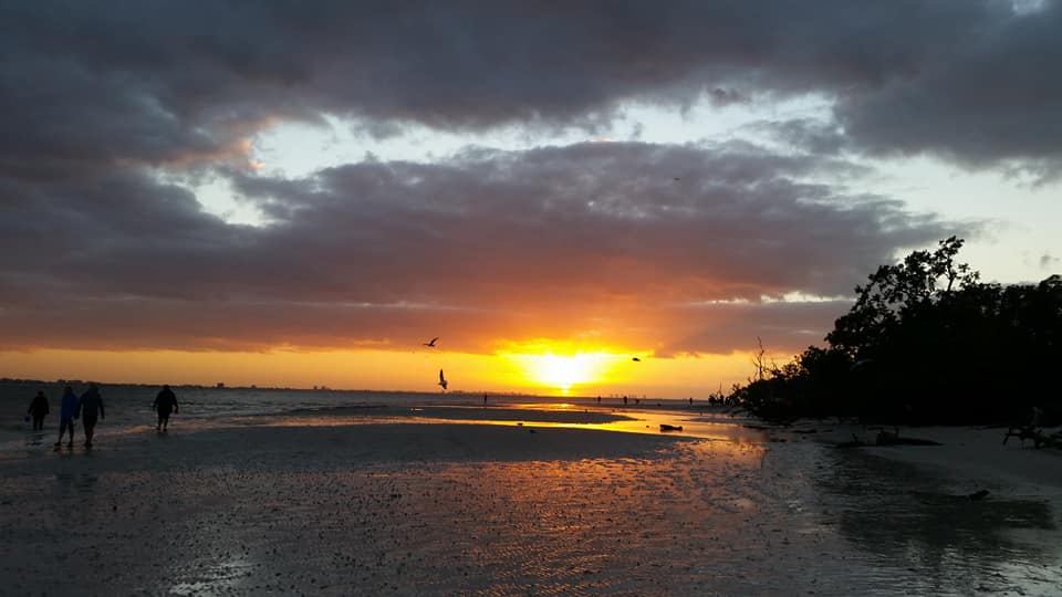 A Magical Sunrise at Lighthouse Beach on Saturday, December 22, 2018