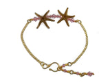 Double Starfish Bar Ankle Bracelet
