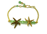 Double Starfish Bar Bracelet