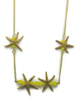 Double Starfish Bar Necklace