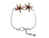 Double Starfish Bar Ankle Bracelet