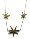 Single Starfish Bar Necklace