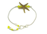 Single Starfish Bar Ankle Bracelet
